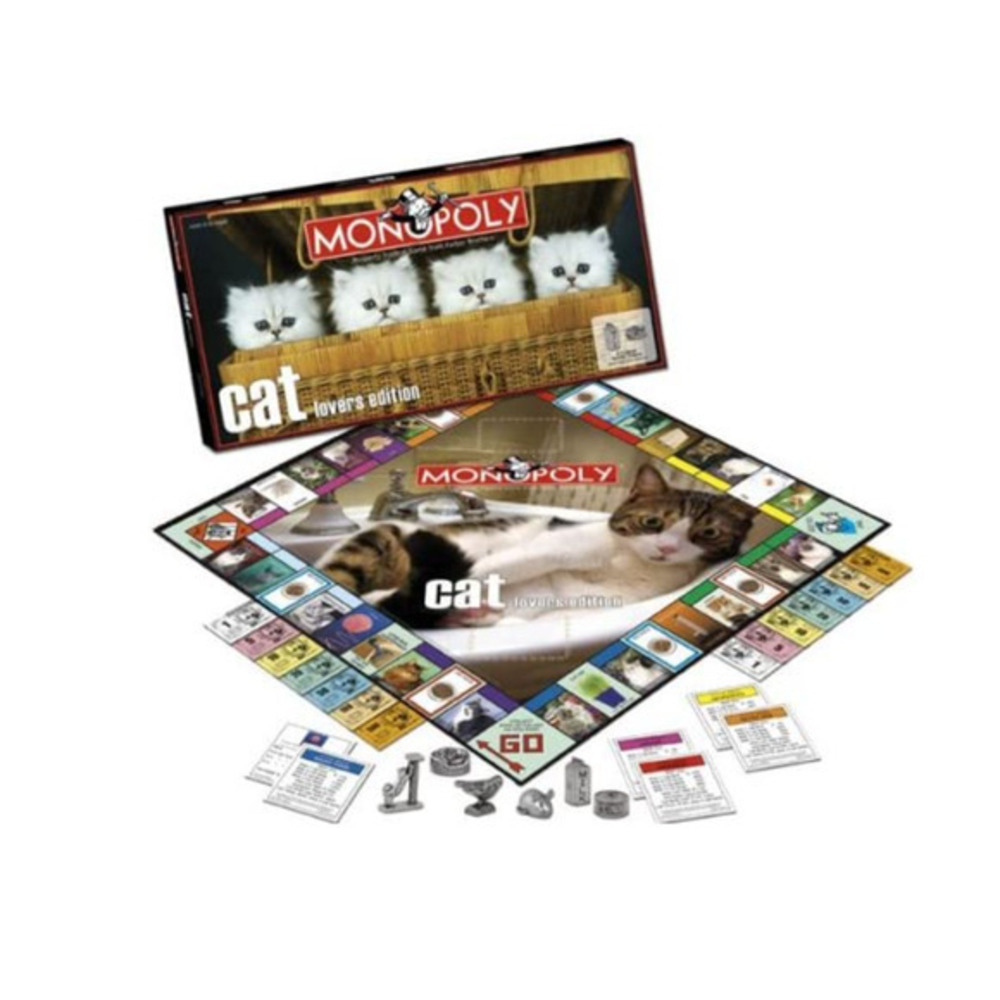 Monopoly Cat Lovers Edition 2007 Hasbro Parker Brothers Board‎ Game • New Sealed